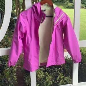 EUC girls North Face rain jacket size 7/8
